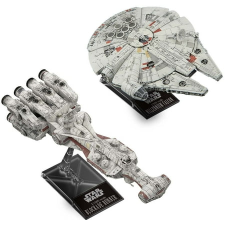 Solo A Star Wars Story Blockade Runner & Millennium Falcon Plastic Model