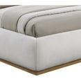 thumbnail image 6 of Meridian Furniture Vaughn Cream Chenille Fabric Queen Bed, 6 of 9