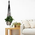 thumbnail image 2 of CNKOO Support de Plante en Macramé Filet Suspendu Pot de Fleurs Intérieur Extérieur Panier Fait Main Décoration Boho, 2 of 6