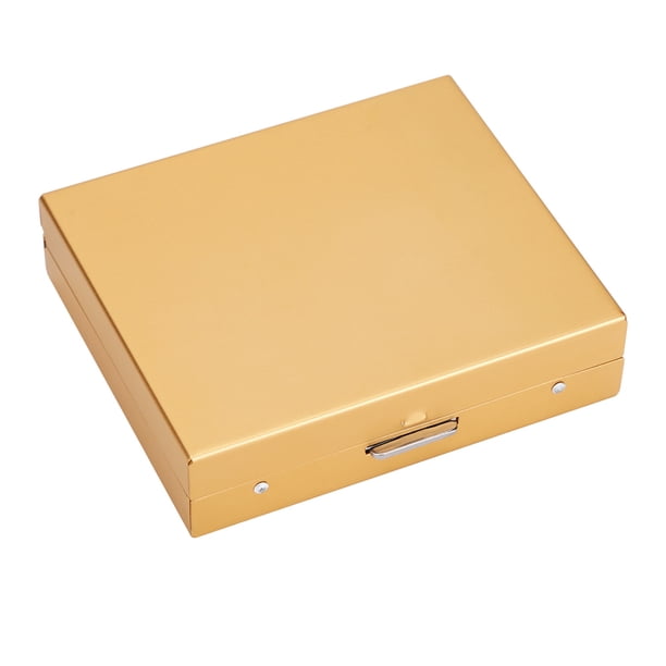 Dados de Juego de Mesa, Juego de Dados de Juegos de Póquer de Juego de Mesa de Aleación de Aluminio de 5 Piezas Con Caja de Almacenamiento