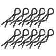 thumbnail image 1 of Clips para carcasa de carrocería 10 piezas de 7 mm Universal RC Car Shell Clip R-Shape Metal Body Clips Pins para 1/5 1/6 1/8 1/10 RC Car y la mayoría de los coches de control ANGGREK Otros, 1 of 8