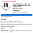 thumbnail image 2 of Tie Rod End and Steering Bellows Kit 4 Piece - Compatible with 2002 - 2005 Dodge Ram 1500 2003 2004, 2 of 2