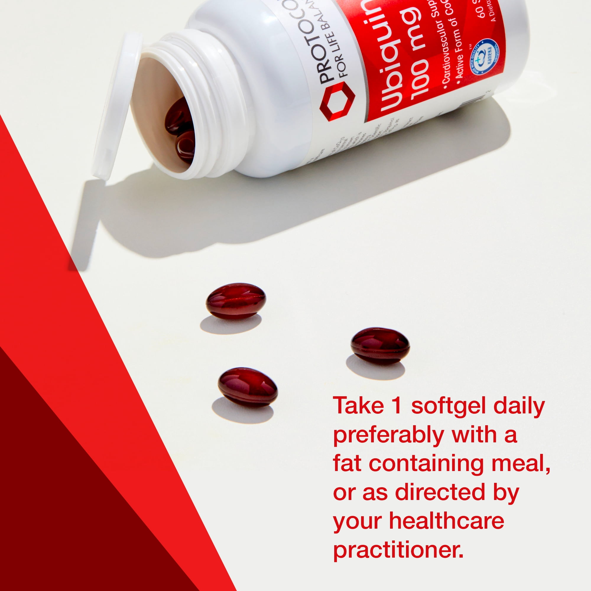 Protocol for Life Balance Ubiquinol Coq10 - 100 mg - 60 Softgels
