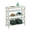 thumbnail image 2 of Oxford 3 Tier Bookcase, White, 2 of 2