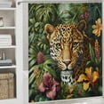 thumbnail image 5 of Modern Highland Cow Shower Curtain set with Rugs Toilet Lid Cover and Bath Mat for Bathroom,Home Tub Curtains Sets with Rugs Farmhouse Wildflower Animal Print Four-Piece, 5 of 8