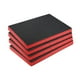 thumbnail image 3 of Caja de herramientas de espuma de 4 piezas, para caja de herramientas, estuche rígido, organizador Kaizen portátil, fácil de usar 50 cm x 335 cm x 38 cm, 3 of 9