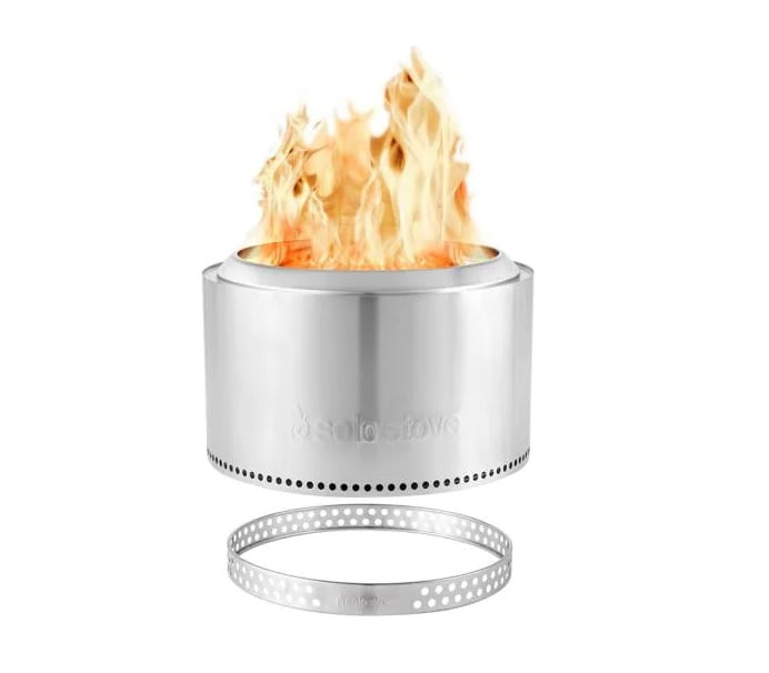 Solo Stove SSYUKSD27 Yukon 27 in. Round Stainless Steel Wood Burning