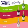Welch's NonAlcoholic Sparkling Juice Cocktail, White Grape, 25.4 fl oz Bottle