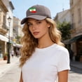 thumbnail image 2 of Chapeau de Visière de Soleil Unisexe pour Extérieur, Mode Imprimée, Bord Réglable, pour Sports et Tenue Décontractée, 2 of 5