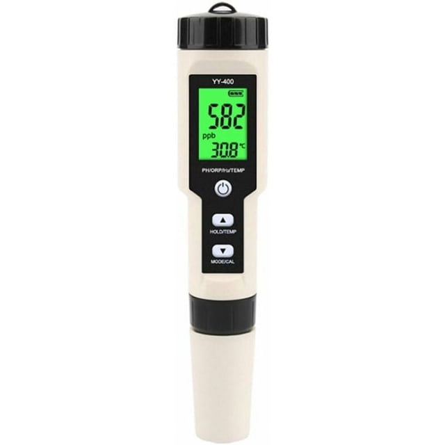 Nueva pluma de prueba de calidad del agua de concentración de iones de hidrógeno Yy-400 medidor de agua potable Digital Ph/Orp / H2 y Tem 4 en 1