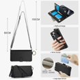 thumbnail image 3 of Crossbody Wallet Leather Case For iPhone 11 Pro Max / 11 Pro / iPhone 11, 3 of 5