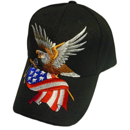 Download Patriotic Baseball Cap/Hat American Flag Bald Eagle Hat ...
