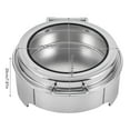 thumbnail image 2 of 6.3Qt Electric Chafing Dish Buffet Set Round Food Warmer Stainless Steel Buffet Server, 2 of 12