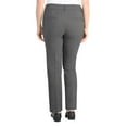 thumbnail image 3 of Hilary Radley Women's Pull-On Pant with Built-in Tummy Control Panel (X-Large/Multi (Grey Houndstooth)), 3 of 6
