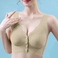 thumbnail image 4 of Turilly Bras Womens Solid Color Front Closure Bra Wireless Push Up Breathable Everyday Wear Everyday Bras, 4 of 7