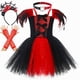thumbnail image 4 of Disfraz de vampiro de Halloween para niñas, vestido de fiesta de carnaval, gótico, zombi, demonio, reina malvada, tutú, ropa elegante para niñas, 4 of 5