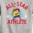 thumbnail image 3 of SpongeBob SquarePants - American All Star - Toddler And Youth Crewneck Fleece Sweatshirt, 3 of 6