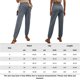 thumbnail image 2 of Pantalones Con Cordón Pantalones básicos para damas Slim Fit Estilo casual Cintura elástica Color sólido Traje deportivo Ygjytge Gris S para Mujer, 2 of 7