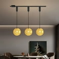 thumbnail image 7 of Kiven H Track Pendant Lightning,Adjustable Cord Length,Modern H Track Lighting Pendant Lights with Rattan Shade, 3 Lights, 7 of 7