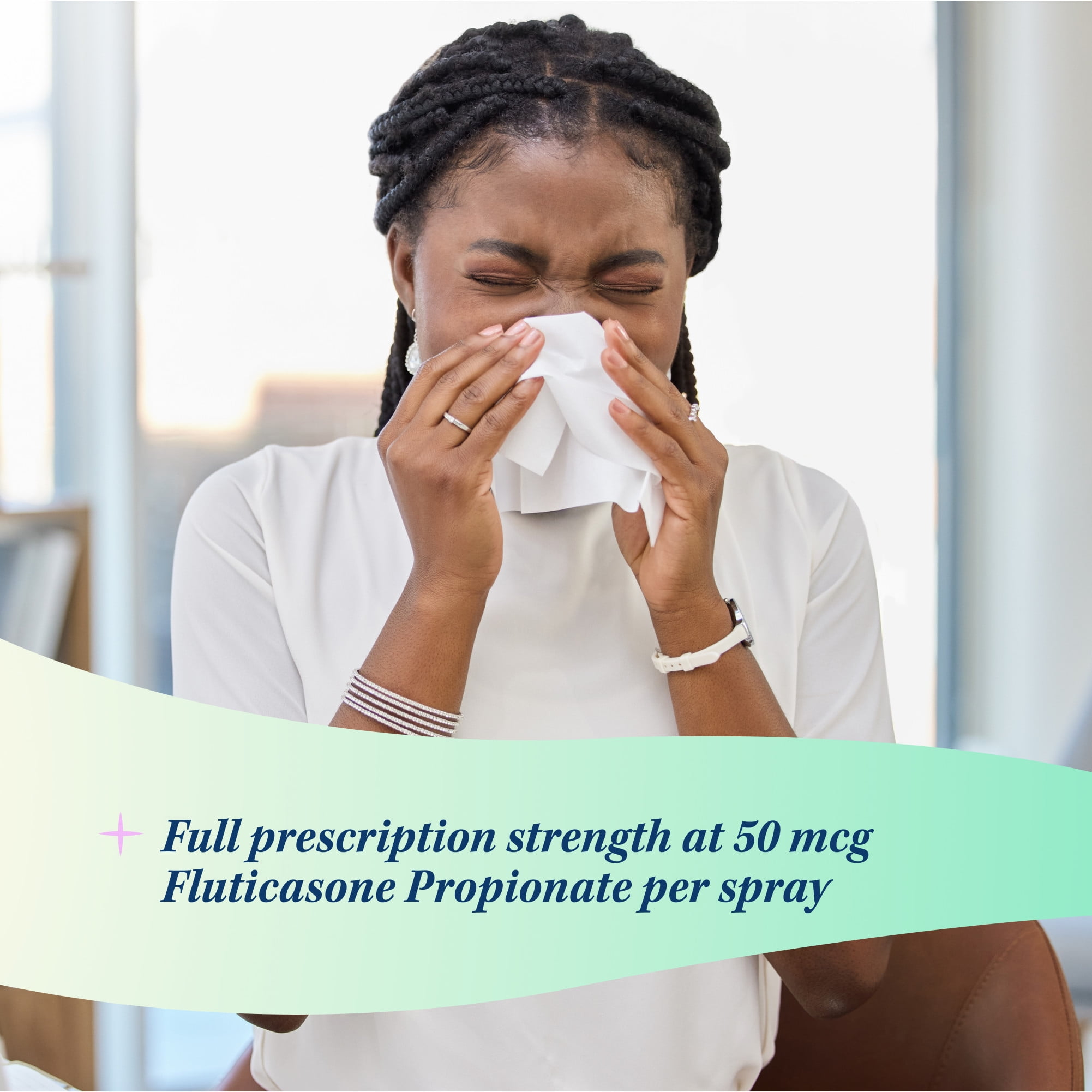 Equate Fluticasone Propionate Nasal Allergy Relief Spray, 50 mcg, Non-Drowsy