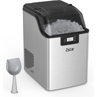 Orgo Products The Sonic Countertop Ice Maker, Nugget Ice Type, Black 