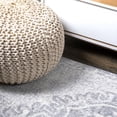 thumbnail image 4 of JONATHAN Y MODERN PERSIAN 8 x 10 Area Rug, Vintage Medallion - Gray/Ivory, MDP105B-8, 4 of 10