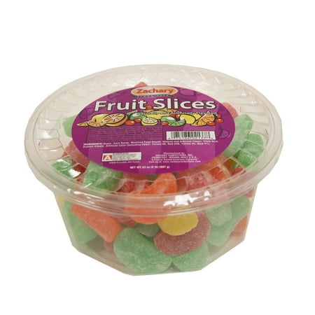 Zachary, Assorted Fruit Slices Candy, 32 Oz - Walmart.com