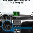 thumbnail image 3 of LIKEM Digital Car HUD GPS Speedometer Head Up Display MPH Overspeed Alarm, 3 of 7