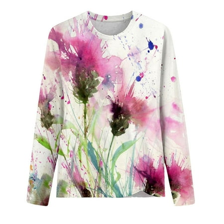 

Aayomet Bustier Tops For Women Women s Boat Neck and V-Neck Long Sleeve Draped Dolman Top with Side Shirring Shirt Pink XXL