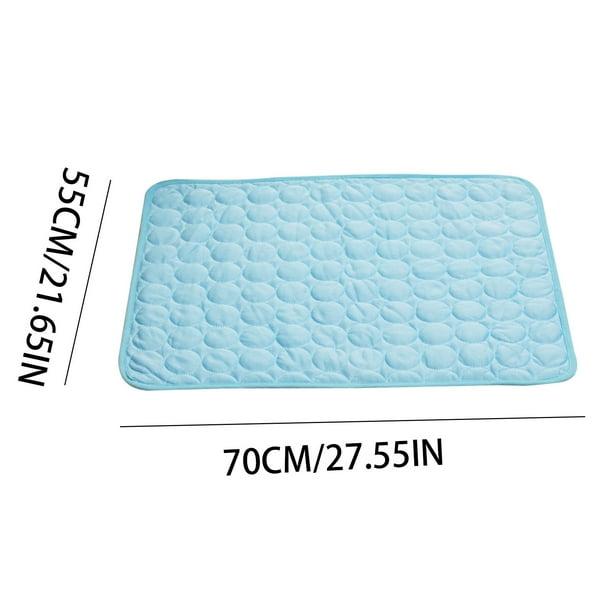 Xihbxyly Tapete de Hielo para Mascotas, Almohadilla Refrescante de Verano, Tecnología de Enfriamiento Activado Por Estrés, Alivio Del Dolor Articular, Descanso Cómodo para Perros, Fácil de Usar, Tela