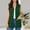 Green, variant on Women's Long Knit Cardigan Vest with Pockets Machine Washable Casual Sleeveless Open Front Draped Duster Vest