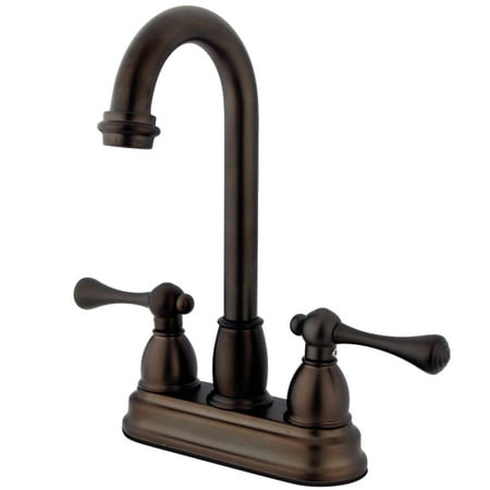 UPC 663370033346 product image for Kingston Brass KB3495BL Vintage Collection Classic 4  Centerset Bar Faucet  Oil  | upcitemdb.com