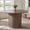 Dark Brown, variant on Dayalane 47" Farmhouse Round Dining Table, Reclaimed Pine Wood Kitchen Table with Heavy Duty Fluted Pedestal Base, 4-6 People Circle Dining Table for Kitchen Dining Room Restaurant, Walnut
