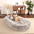 thumbnail image 2 of Human Sized Dog Bed for Adult People,71"x43.3"x10" Large Dog Bed for Men and Women, Washable Giant Dog Bed for Pets and Kids,Anti Slip Human Dog Bed with Storage Pocket, 2 of 8