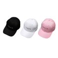 thumbnail image 3 of Guardurnaity Novedad de verano, gorra de béisbol para hombres y mujeres, gorra bordada, letras para jóvenes, eventos, equipo, sombrero para Sombreros Negro, 3 of 6