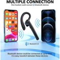 thumbnail image 4 of Auriculares inalámbricos Bluetooth Auriculares Bluetooth HD Micrófono dual Reducción de ruido vocal inteligente ENC Auriculares inalámbricos, Azul, 4 of 5