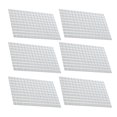thumbnail image 1 of Mosaico de espejo de plástico para decoración de vidrio, parches para manualidades, calcomanías para azulejos, 6 piezas, 1 of 6