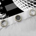 thumbnail image 4 of Homewish Golf Sport Player Blackout Curtains Set of 2 (52x84 Each) for Teen, Grey Stripes Stars Flag Window Curtains, Modern Ball Game Curtains and Drapes, Black Out Curtains Bedroom Decor, 4 of 6