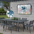 thumbnail image 6 of Outdoor TV Cover 68x42x4.5in, Sea Octopus Coral Seaweed Weatherproof TV Screen Protector with Zipper, Monster Blue Ocean Outside Television Cover Fits Up to 70-75", 6 of 9