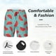 thumbnail image 3 of Fotbe Watermelon Traje de Baño para Hombre – Shorts de Natación de Secado Rápido con Forro y Bolsillos-Medium, 3 of 6