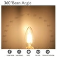 thumbnail image 7 of SPRING PARK C35 220V E14 Base 4W LED Energy Saving Dimmable Filament Candle Light Bulbs, 7 of 7