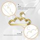 thumbnail image 2 of 10Pcs Hangers Non Slip Metal Toddlers Clothes Hanger Golden Kids Cloud Shape Coat Hanger Clothing St, 2 of 5