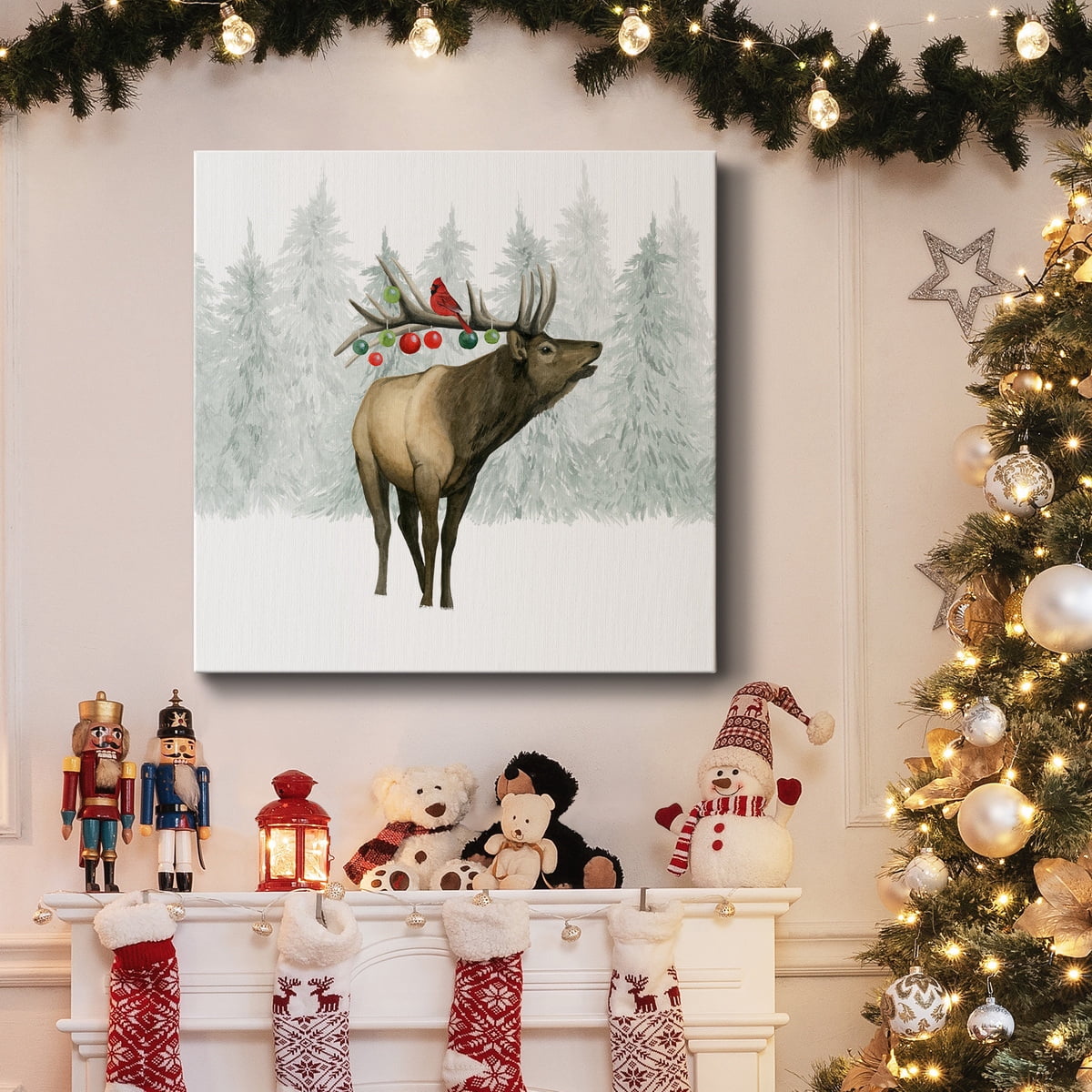Festive Forest II- Gallery Wrapped Canvas