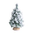 thumbnail image 2 of de Navidad artificial con copos de nieve, miniárbol de Navidad para escritorio, estatua central para decoración del hogar, gabinete, de , 20x20x50cm, 2 of 8