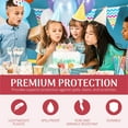 thumbnail image 4 of TRAHOO-Blue Premium Disposable Plastic Picnic Tablecloth 54 Inch. x 100 Ft. Table Cover Roll by, 4 of 4