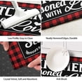 thumbnail image 6 of Red Buffalo Plaid Kitchen Rugs Sets of 2 Decor Non-Slip Washable Red Kitchen Mats for Floor Set of 2, 6 of 7