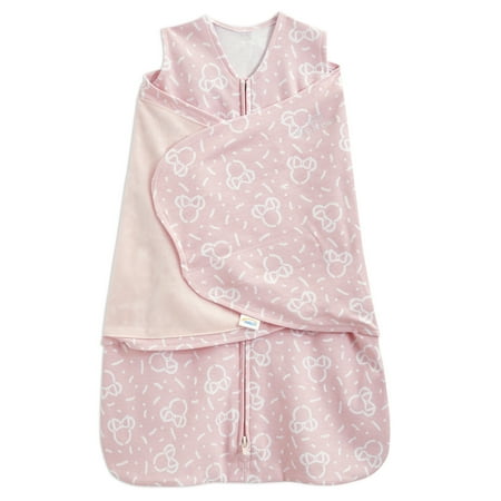 HALO® SleepSack® swaddle 100% cotton, Disney Baby confetti Minnie pink,
