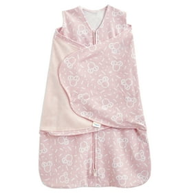 HALO® SleepSack® swaddle 100% cotton, Disney Baby confetti Minnie pink, small
