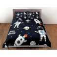 thumbnail image 3 of Misión espacial astronauta juego de funda nórdica para niños, galaxy bedding set full,, 3 of 4
