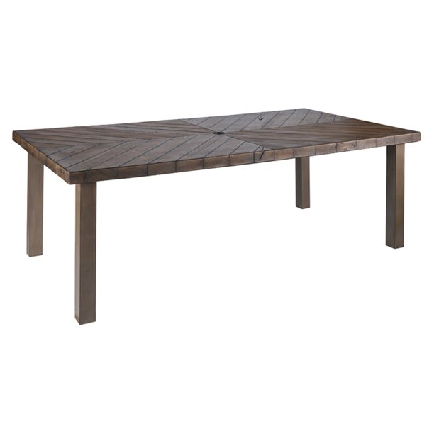 Veranda Classics Metropolitan 84 In Rectangular Patio Dining Table Walmart Com Walmart Com